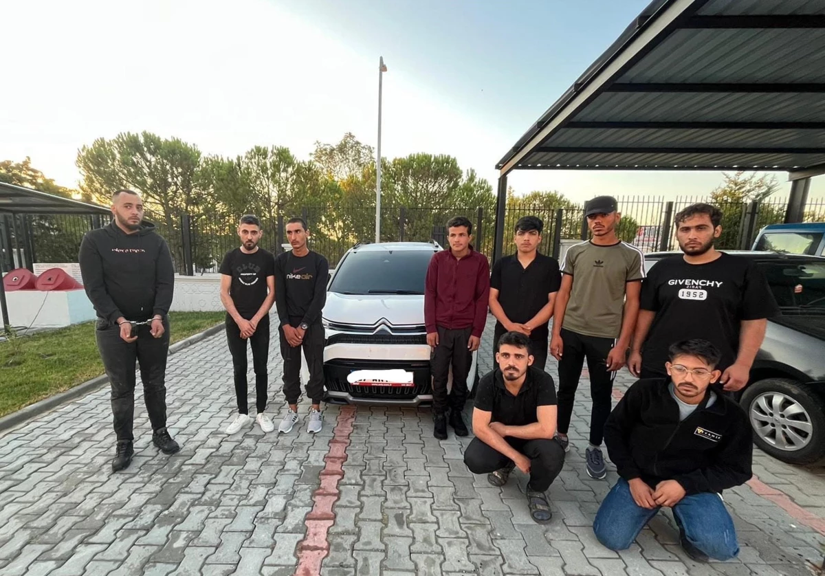 Tekirdağ'da 8 kaçak göçmen yakalandı 150w